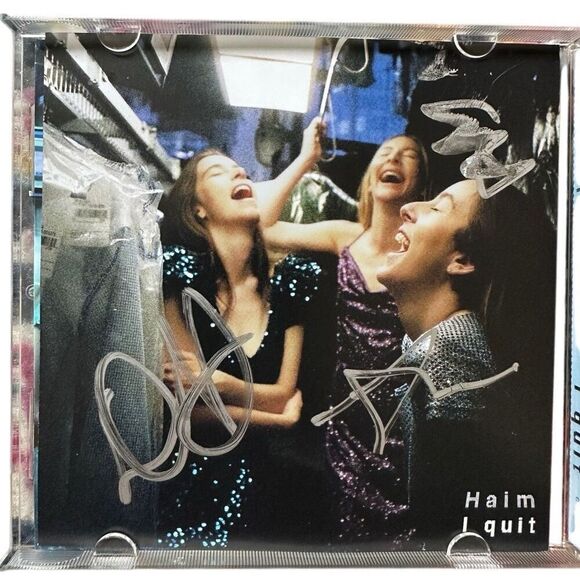SIGNED HAIM – I Quit (CD, 2025, Columbia) – Rare Webstore Edition - Picture 3 of 4